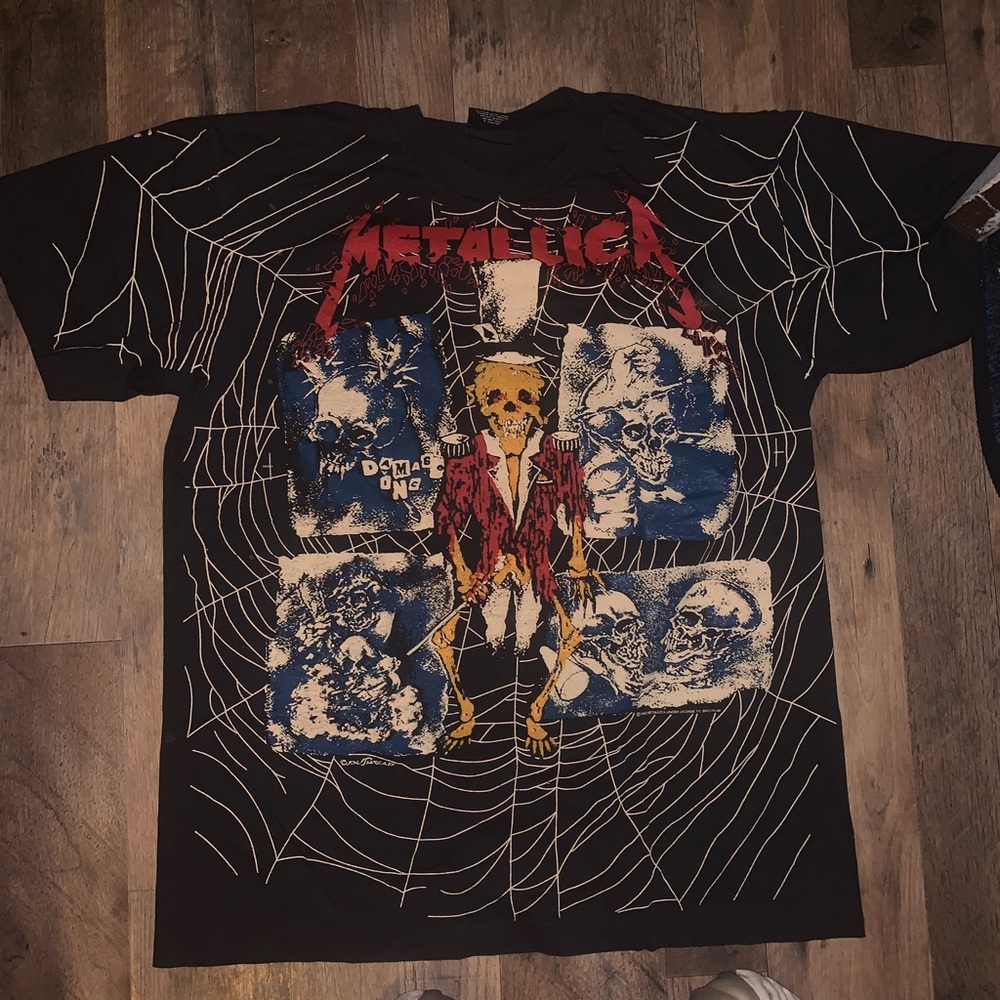 vintage metallica aop shirt